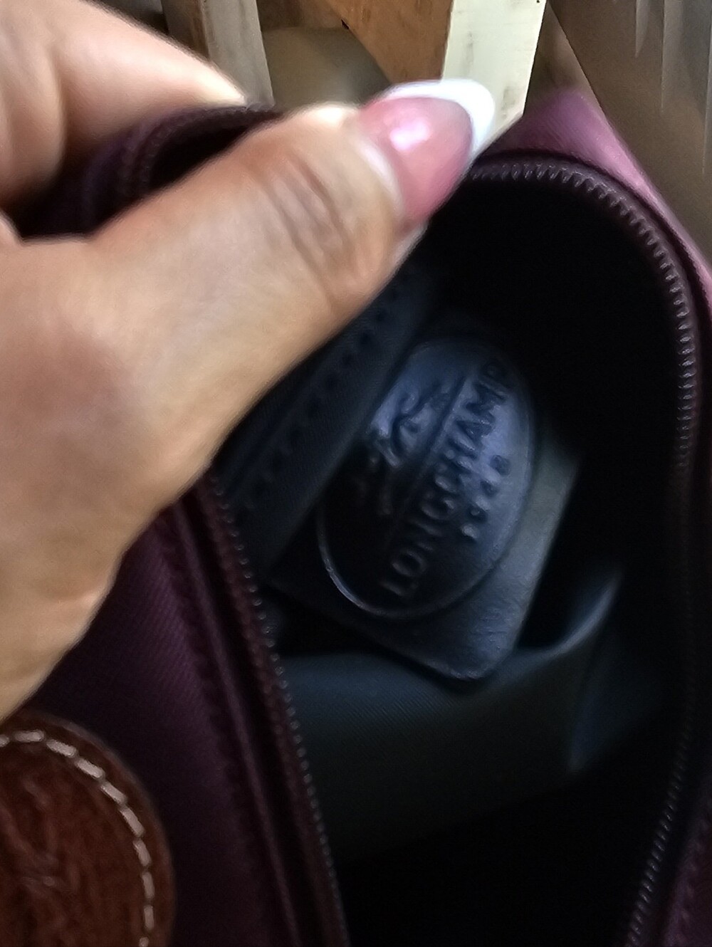 Longchamp Mini Cosmetic Bag - Picture 5 of 7